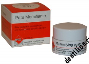 Mummifying paste 12, D